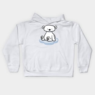 Polar Bear Kawaii Kids Hoodie